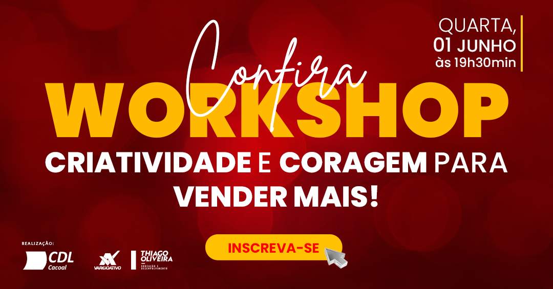 Workshop com Thiago Varejo